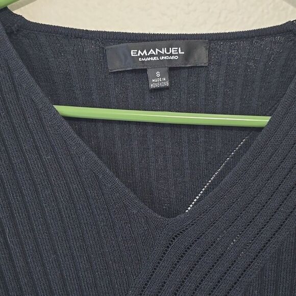 EMMANUEL UNGARO WOOL KNIT DRESS SIZE SMALL - Picture 3 of 9